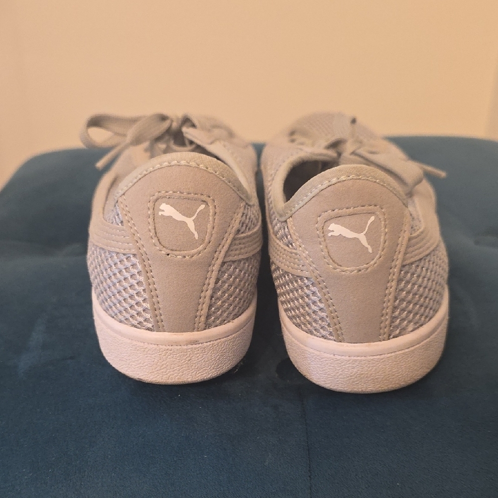 Puma Women's Beige Mesh Sneakers - Picture 3 of 9